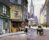  Rue Vers L'Englise Saint Severin, Paris, 1930